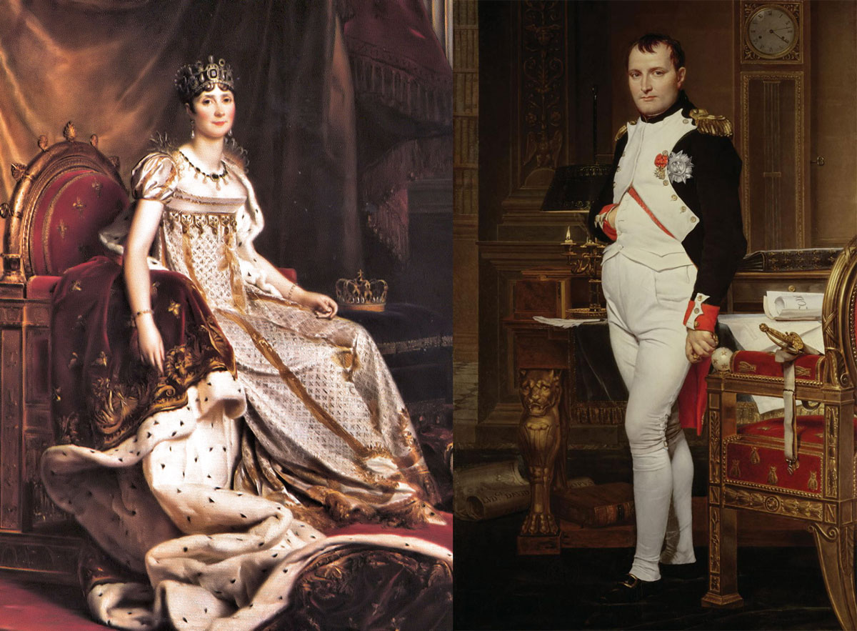 Joséphine de Beauharnais et  Napoleon Bonaparte
