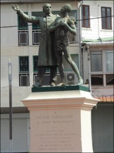 Statue de Victor Schoelcher à Cayenne