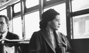Rosa Parks dans le bus