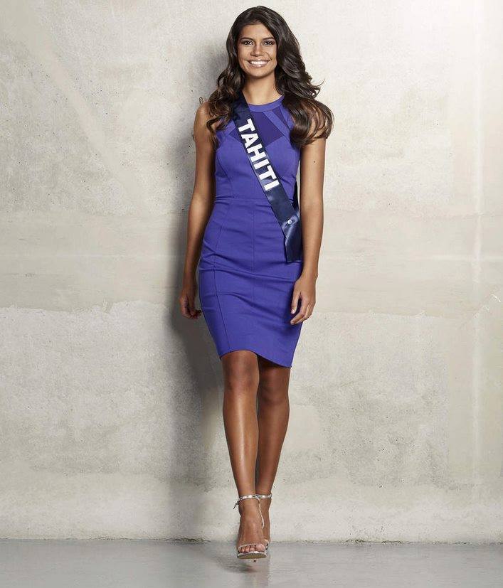 Vaimiti Teiefitu Miss Tahiti 2015/ Facebook@VaimitiTeiefituOff