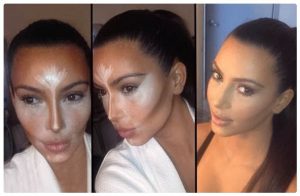 Le contouring de Kim Kardashian