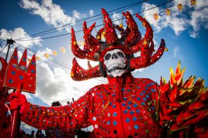 Les diables rouge sont de sortie le mardi gars carnaval 2013 Crédit photo Henri Salomon